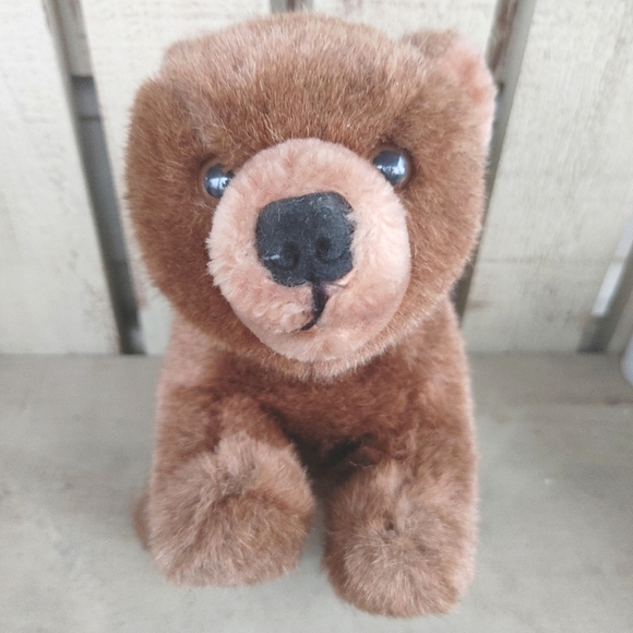 Vintage DAKIN 1983 Brown Plush Cub Stuffed Animal Grizzly Bear Soft Cuddly 12" - Picture 15 of 16
